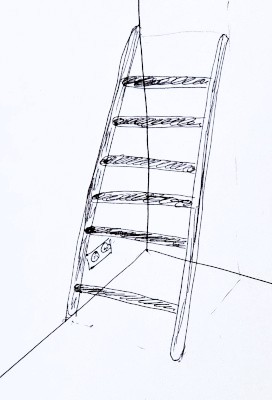 Skizze des Stummen Dieners