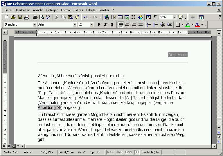 Abbildung 68: Beispiel für ein Fenster