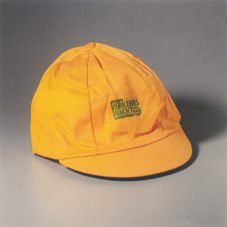 signalfarbene M&uuml;tze der Verkehrswacht